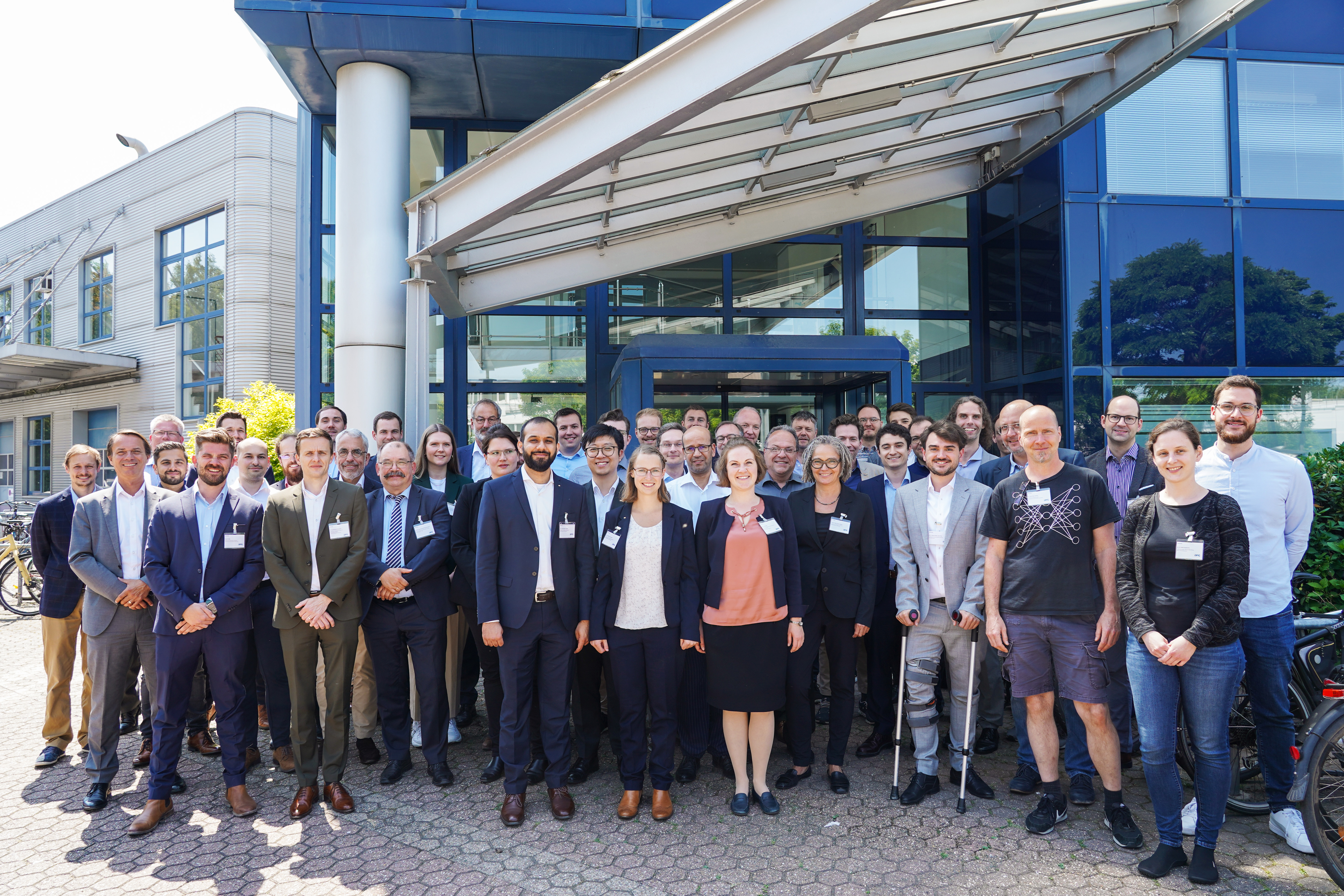 Kick-off Meeting SPP 2402, group photo of the participants institute. Source: IOT RWTH Aachen University